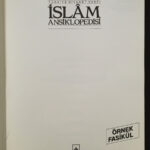 Türkiye Diyanet Vakfı İslam Ansiklopedisi (Örnek Fasikül)