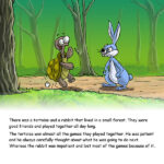 The Tortoise and the Rabbit (Self Control) : Character Education Stories 10