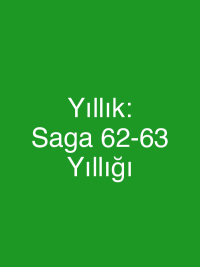 Yıllık: Saga 62-63 Yıllığı