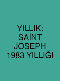 YILLIK: SAİNT JOSEPH 1983 YILLIĞI