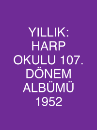 YILLIK: HARP OKULU 107. DÖNEM ALBÜMÜ 1952