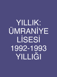 YILLIK: ÜMRANİYE LİSESİ 1992-1993 YILLIĞI