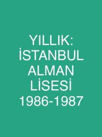 YILLIK: İSTANBUL ALMAN LİSESİ 1986-1987